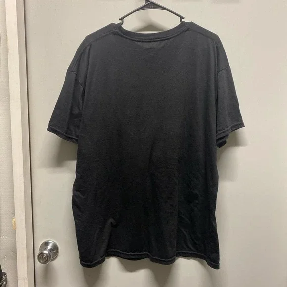 2XL Black Japanese Graphic Car Shirt Red Launder - Picture 2 of 3